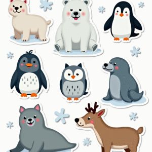 Animals & Wildlife - Sticker Sheet v9